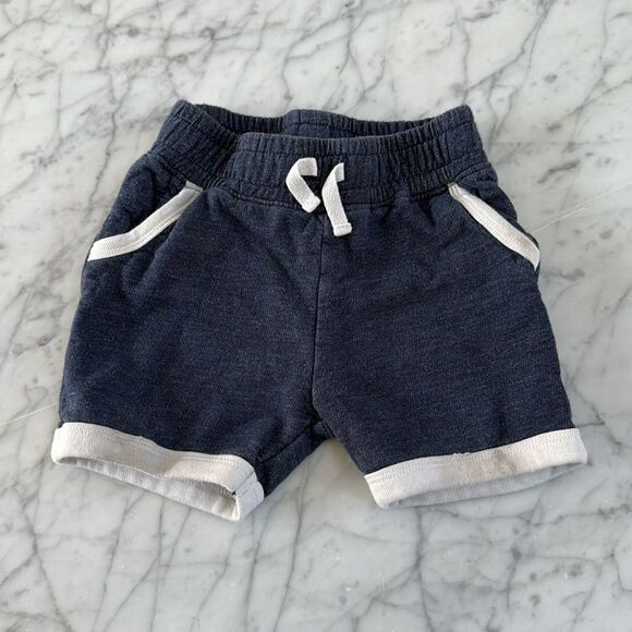 Monica and Andy Retro Short in Navy White Sz 18/24 Mo - Picture 1 of 4